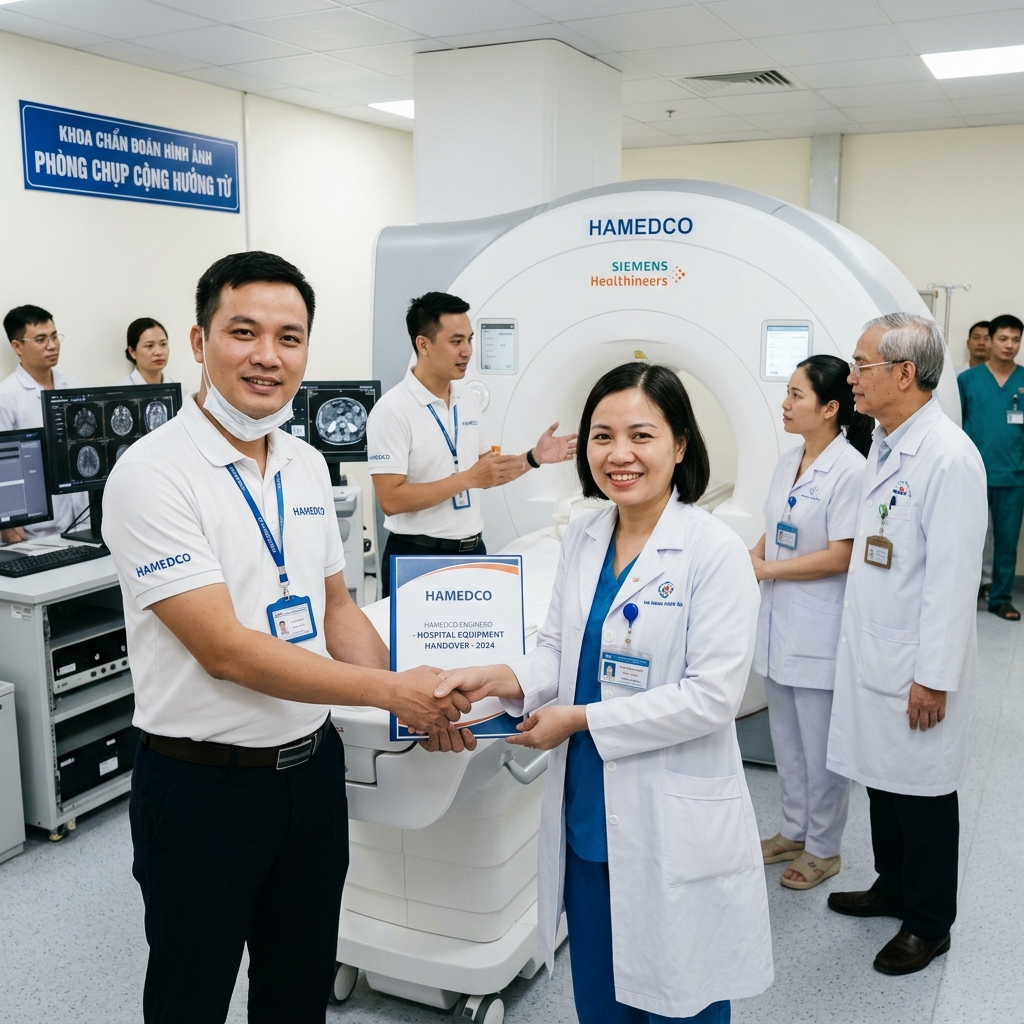 Cung cấp 23 máy siêu âm cho Bệnh viện Bạch Mai